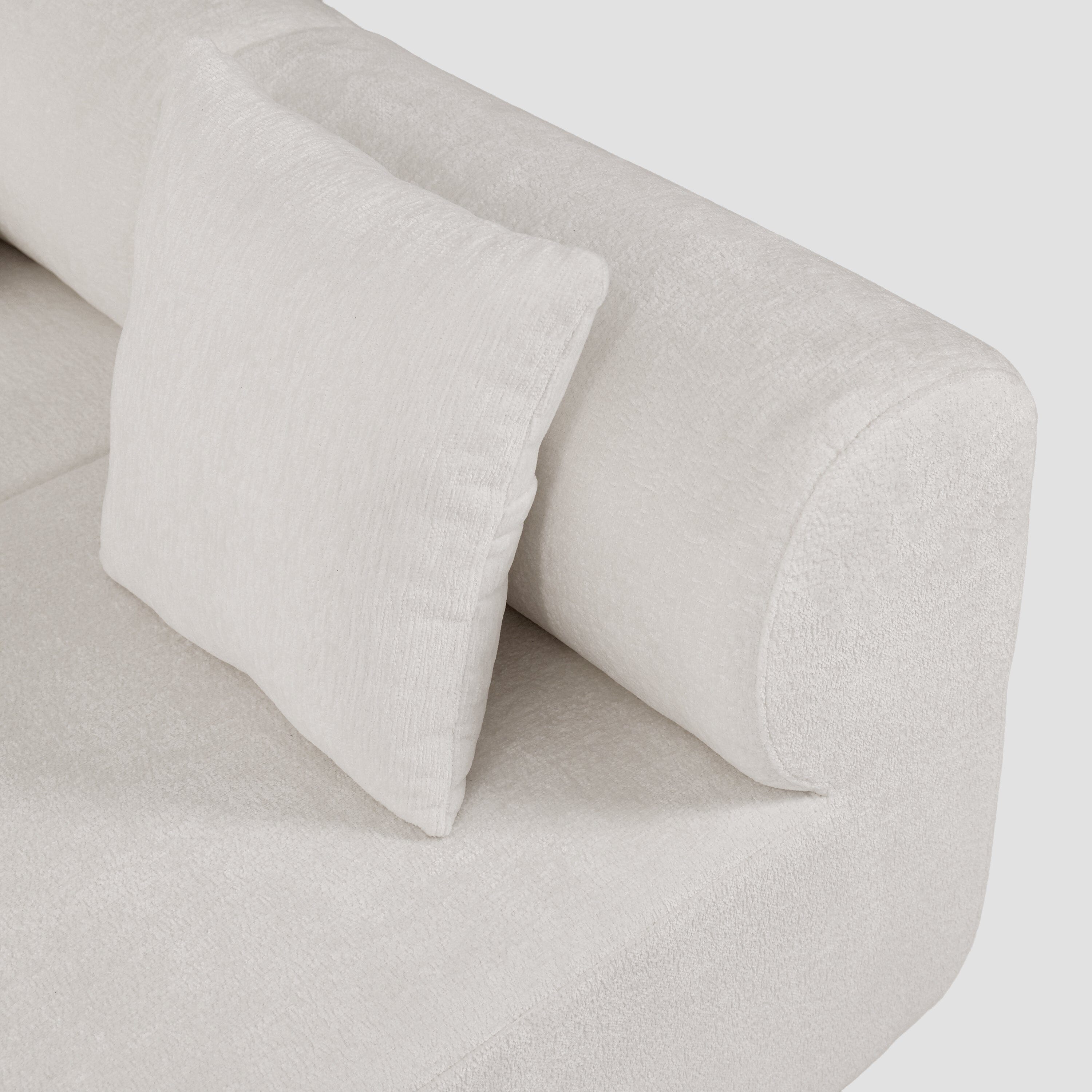 The Plump Modular Bouclé Sofa with Integrated Storage Cottonfy UK 