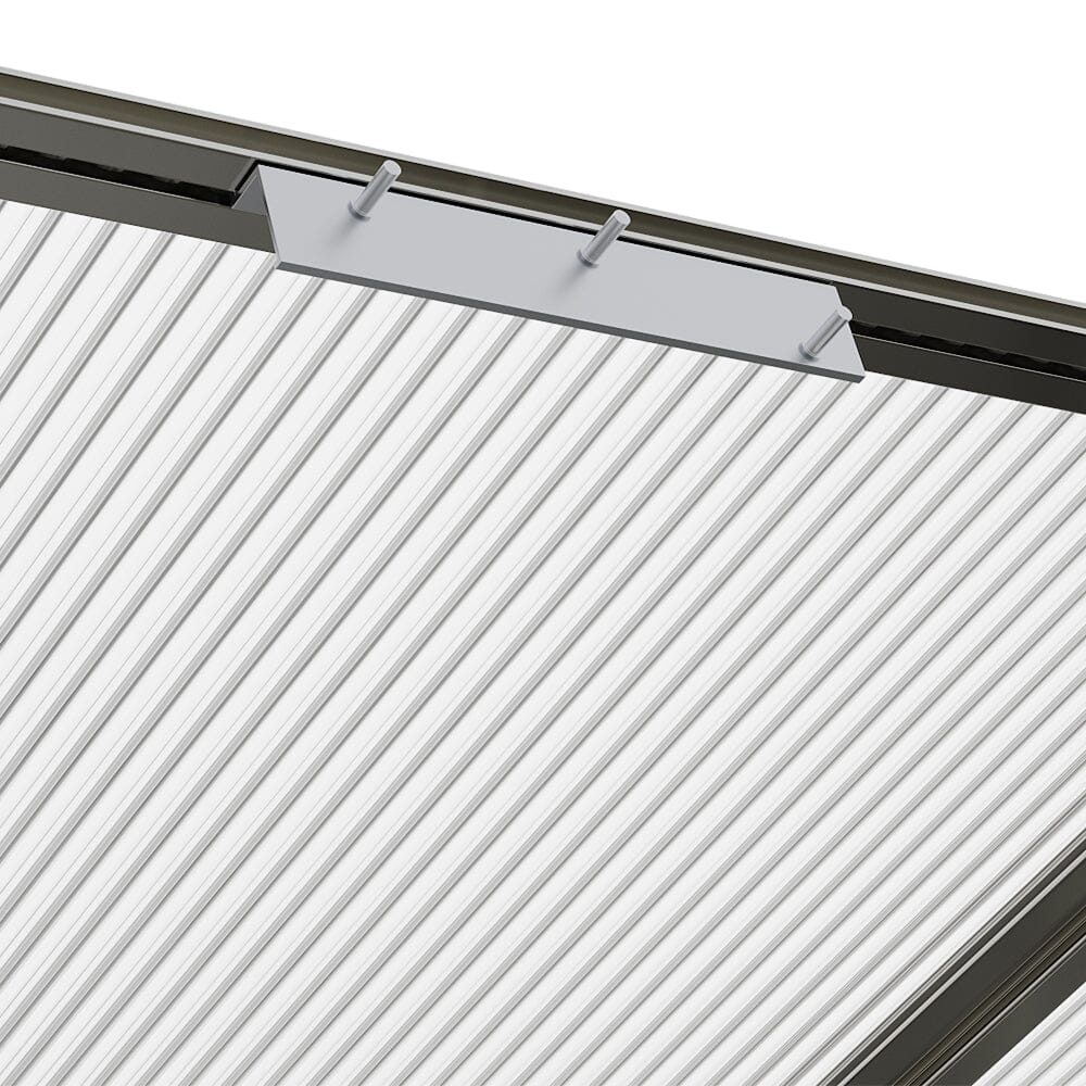 Aluminium Hobby Greenhouse with Window Opening Living and Home 