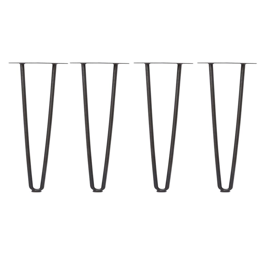 4 Pcs Metal Hairpin Furniture Table Legs Home DIY with Screws and Protectors Living and Home 