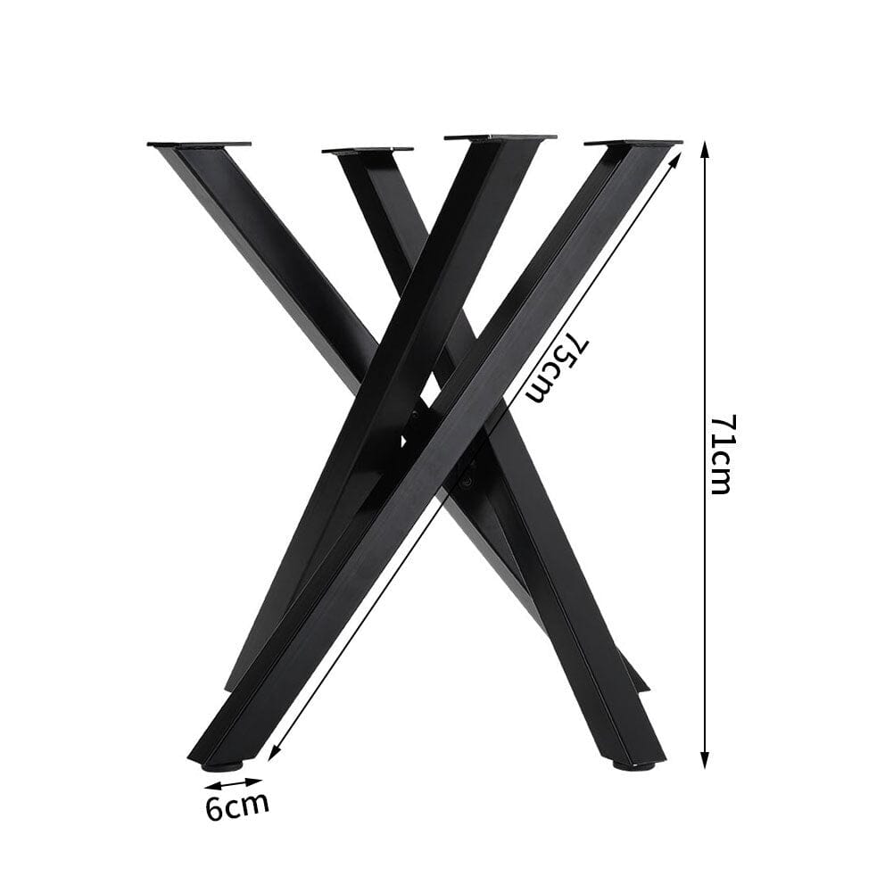 Criss Cross Metal Coffee Table Legs Replacement Living and Home 