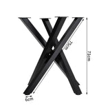 Criss Cross Metal Coffee Table Legs Replacement Living and Home 