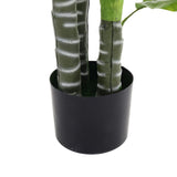 Artificial Tropical Plant with Plastic Flowerpot Home Artificial Plants Living and Home 