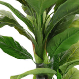Artificial Tropical Plant with Plastic Flowerpot Home Artificial Plants Living and Home 