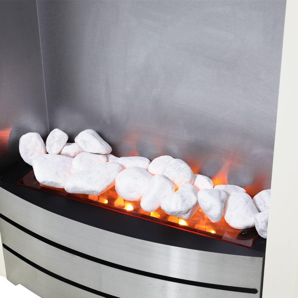 Yijia TF-16001EMA Electric Fireplace: Elegant Design with Dual Heating Settings Living and Home 