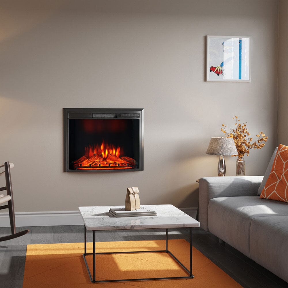 Gengmei EF-26A Curved Electric Fireplace: Stylish Heating with Adjustable Flame Colors Living and Home 
