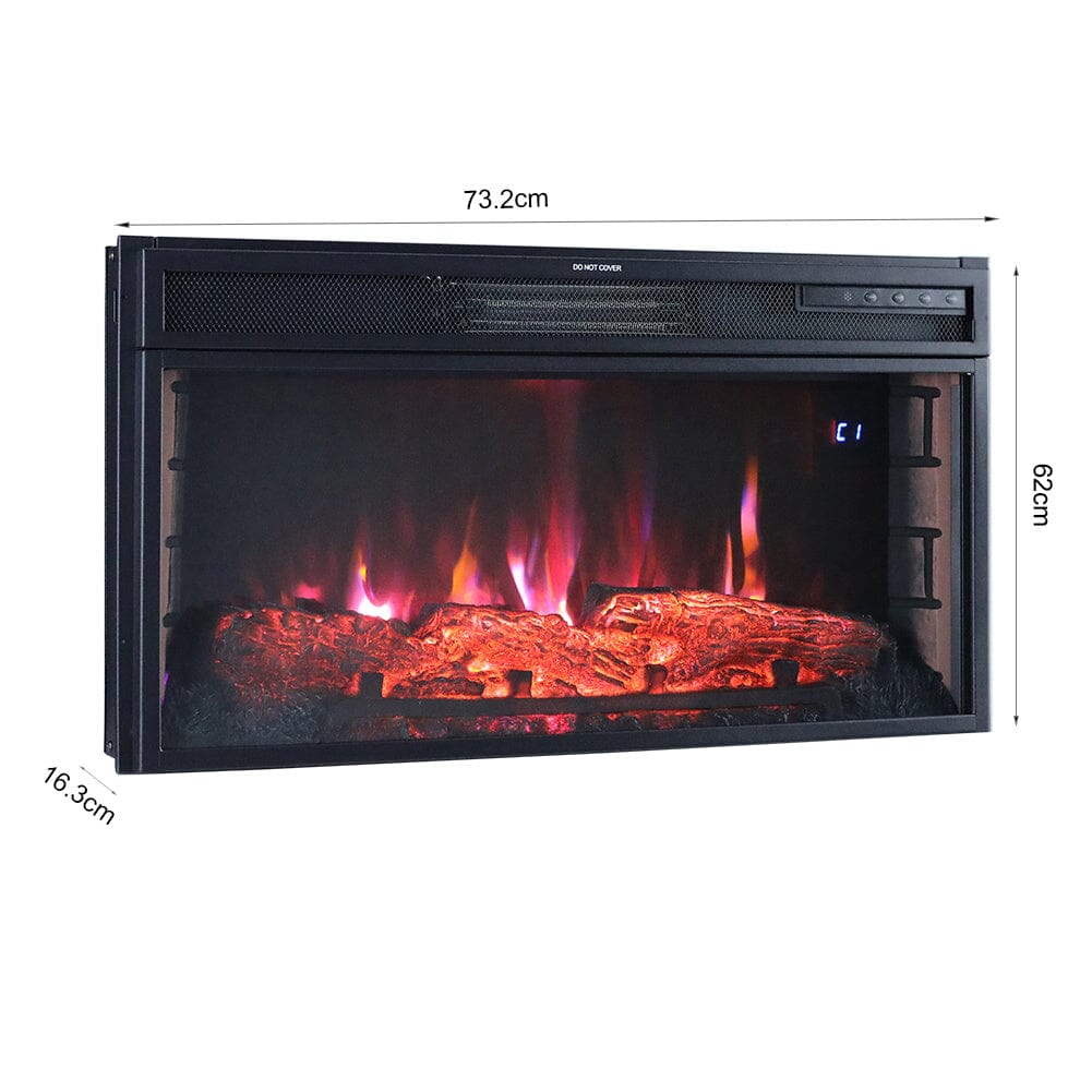 Electric Fireplace Stove, Recessed and Freestanding Living and Home 
