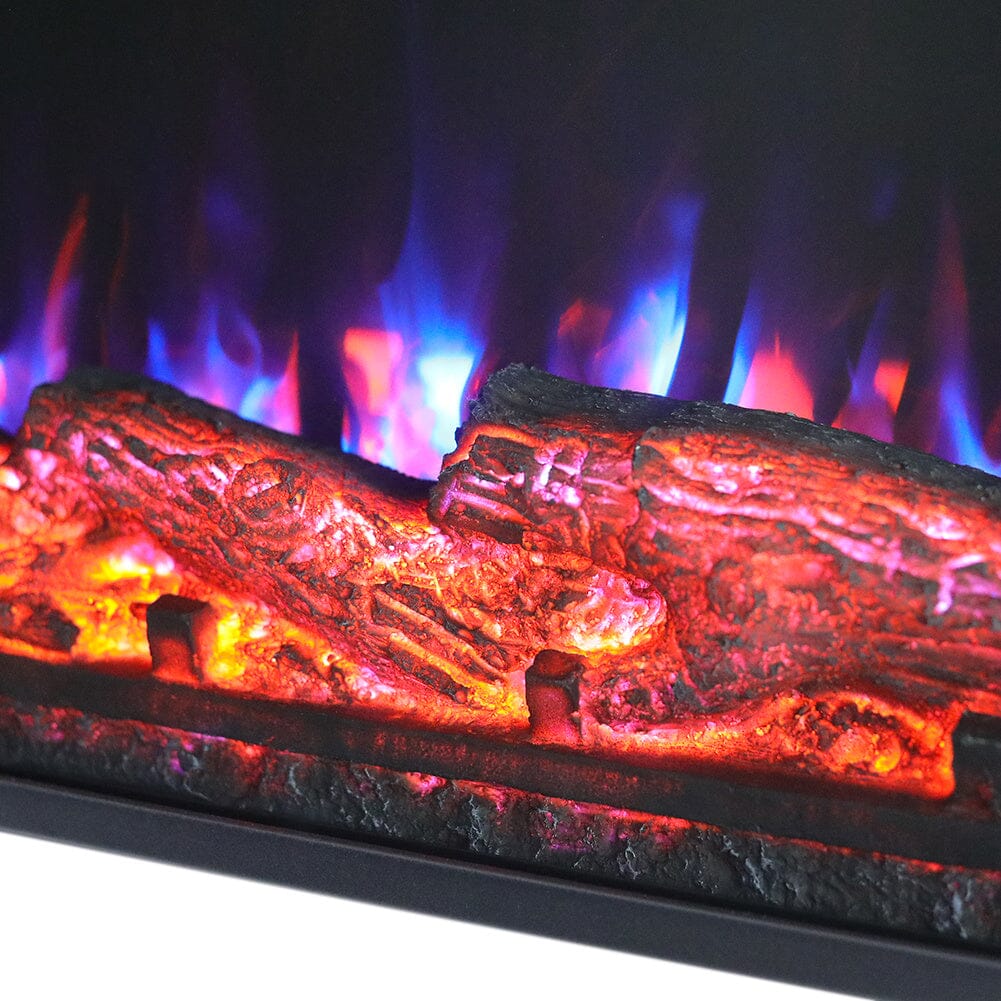 Electric Fireplace Stove, Recessed and Freestanding Living and Home 