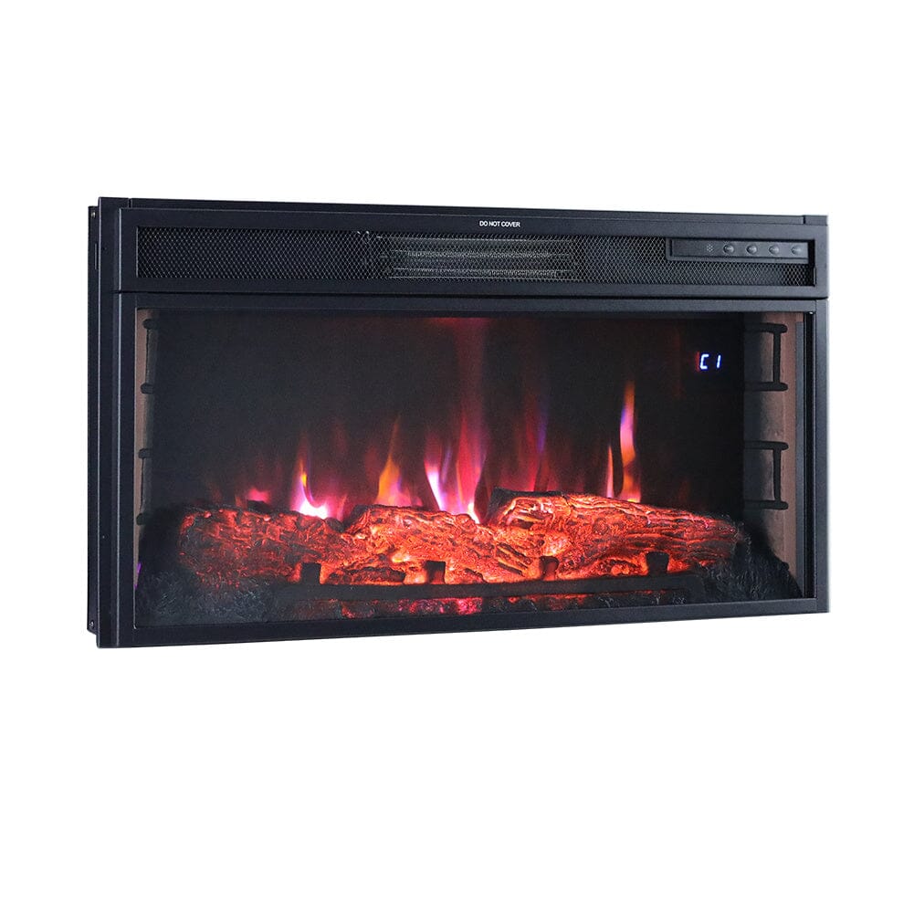 Electric Fireplace Stove, Recessed and Freestanding Living and Home 