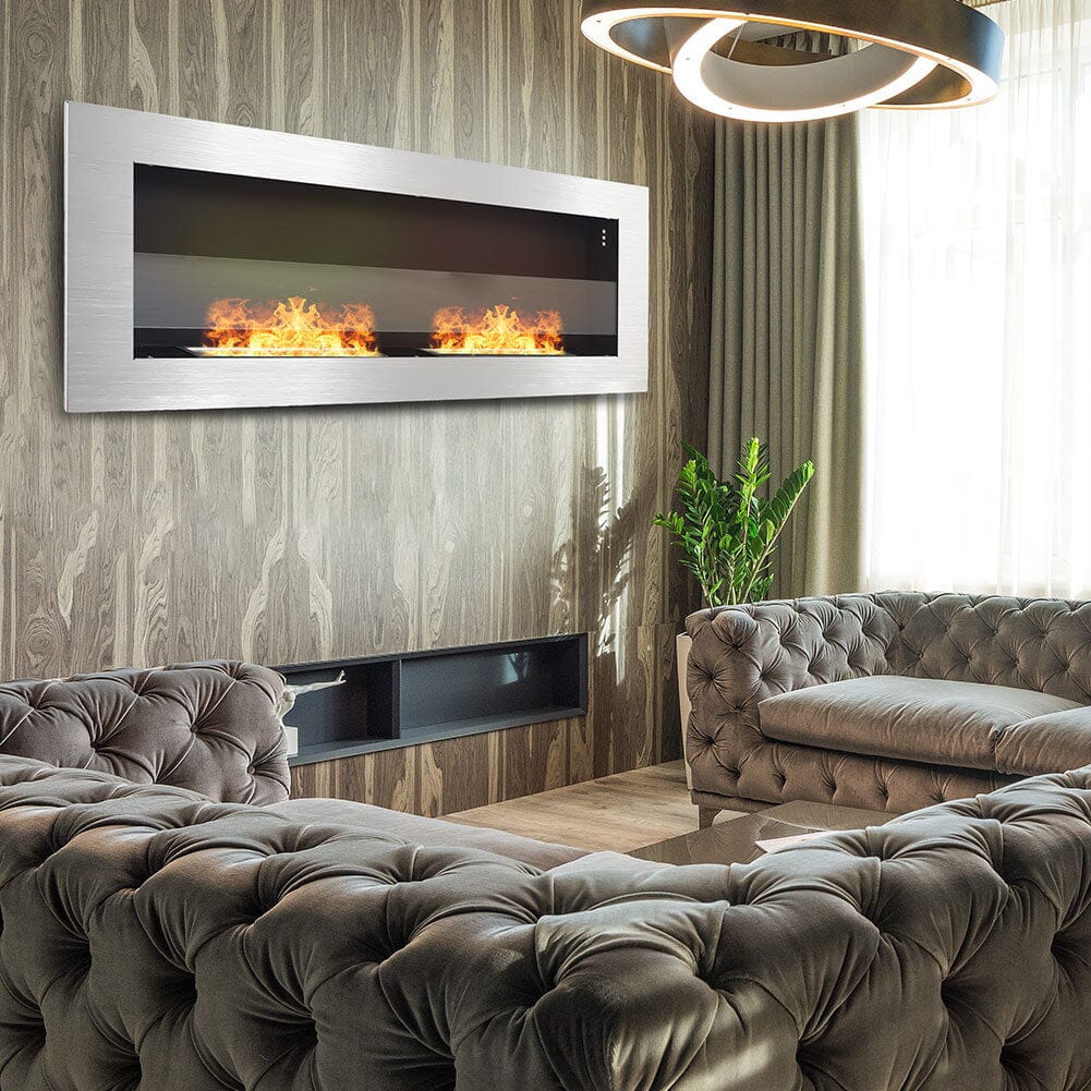 Wall Mounted Recessed Ethanol Fireplace for Living Room Living and Home 