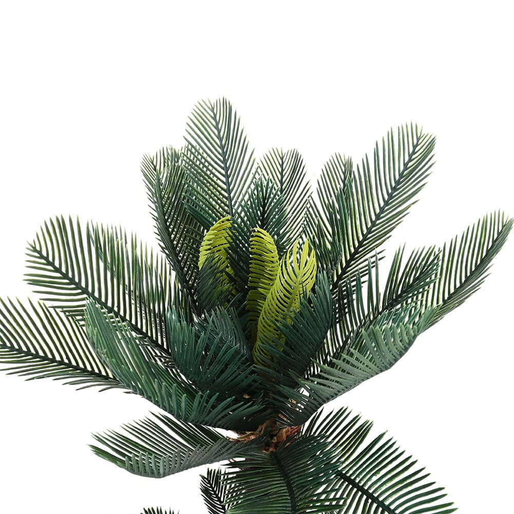 Artificial Double Cycas Decorative Plant in Planter Living and Home 