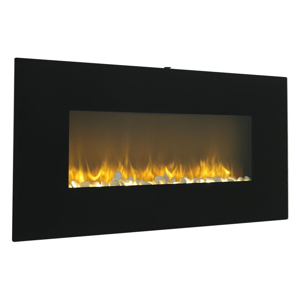 Modern Wall Mounted Electric Fireplace with Remote Control for Living Room Living and Home 