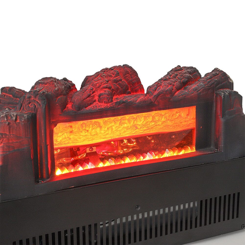 Modern Insert Log Electric Fireplace with Realistic Ember Bed Living and Home 