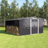 Steel Garden Storage Shed with Gable Roof Top Garden Sheds Living and Home 8.5' x 10.8' 