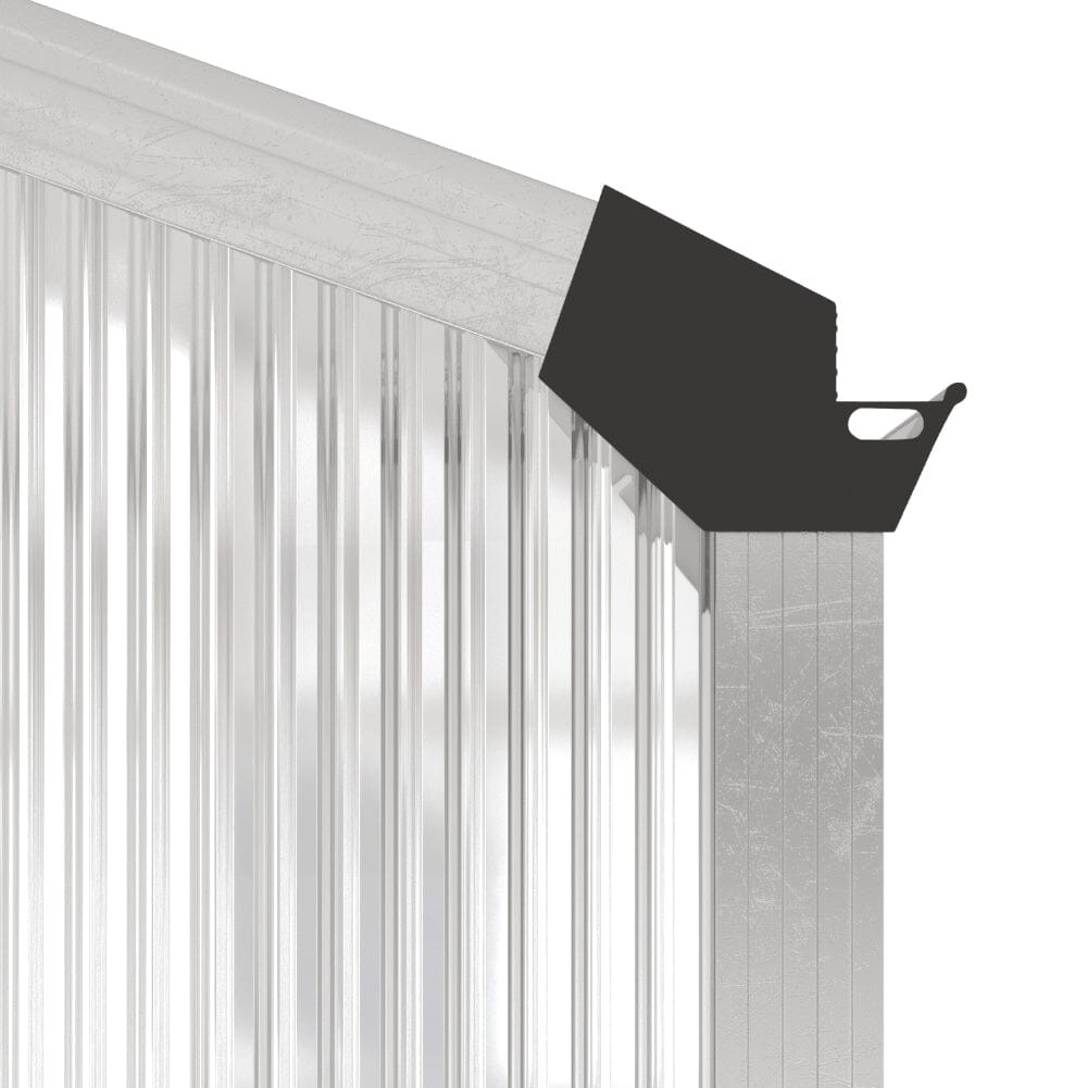 Livingandhome Lean-to Aluminum Greenhouse with Sliding Door, PM1041PM1042 Living and Home 