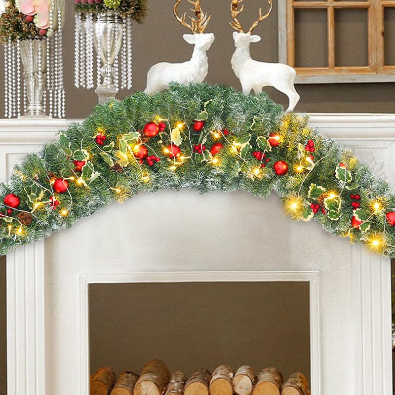 1.8m Christmas Rattan Horn Decoration Living and Home 
