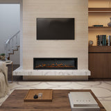 42/50/60/73 inch Electric Fire 12 Vibrant Flame Colours Electric Fireplace with Remote Living and Home 