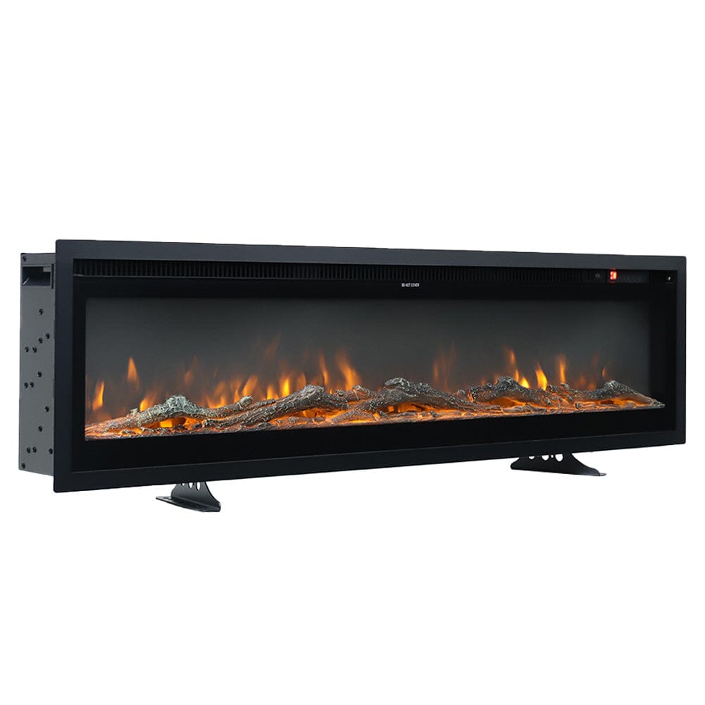 70/80 Inch Electric Fireplace with Remote 9 Flame Colours 900W/1800W Living and Home 