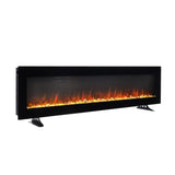 Efficient Wall-Mounted Electric Fireplace: Instant Warmth and Ambiance Wall Mounted Fireplaces Living and Home 