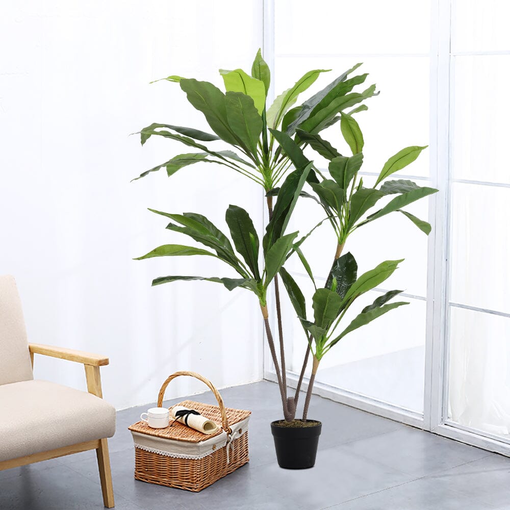Large Indoor Artificial Potted Tree Living and Home 