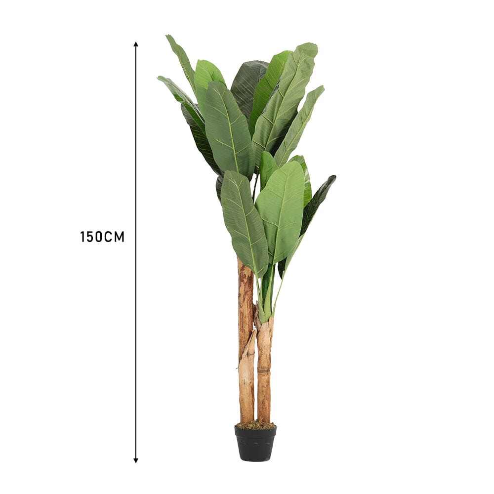 Artificial Potted Banana Tree Home Decoration Living and Home 