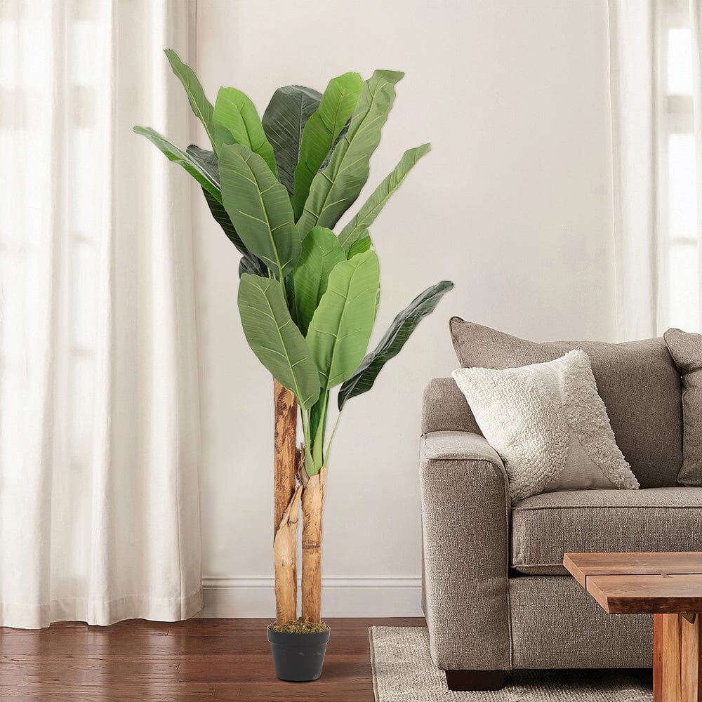Artificial Potted Banana Tree Home Decoration Living and Home 
