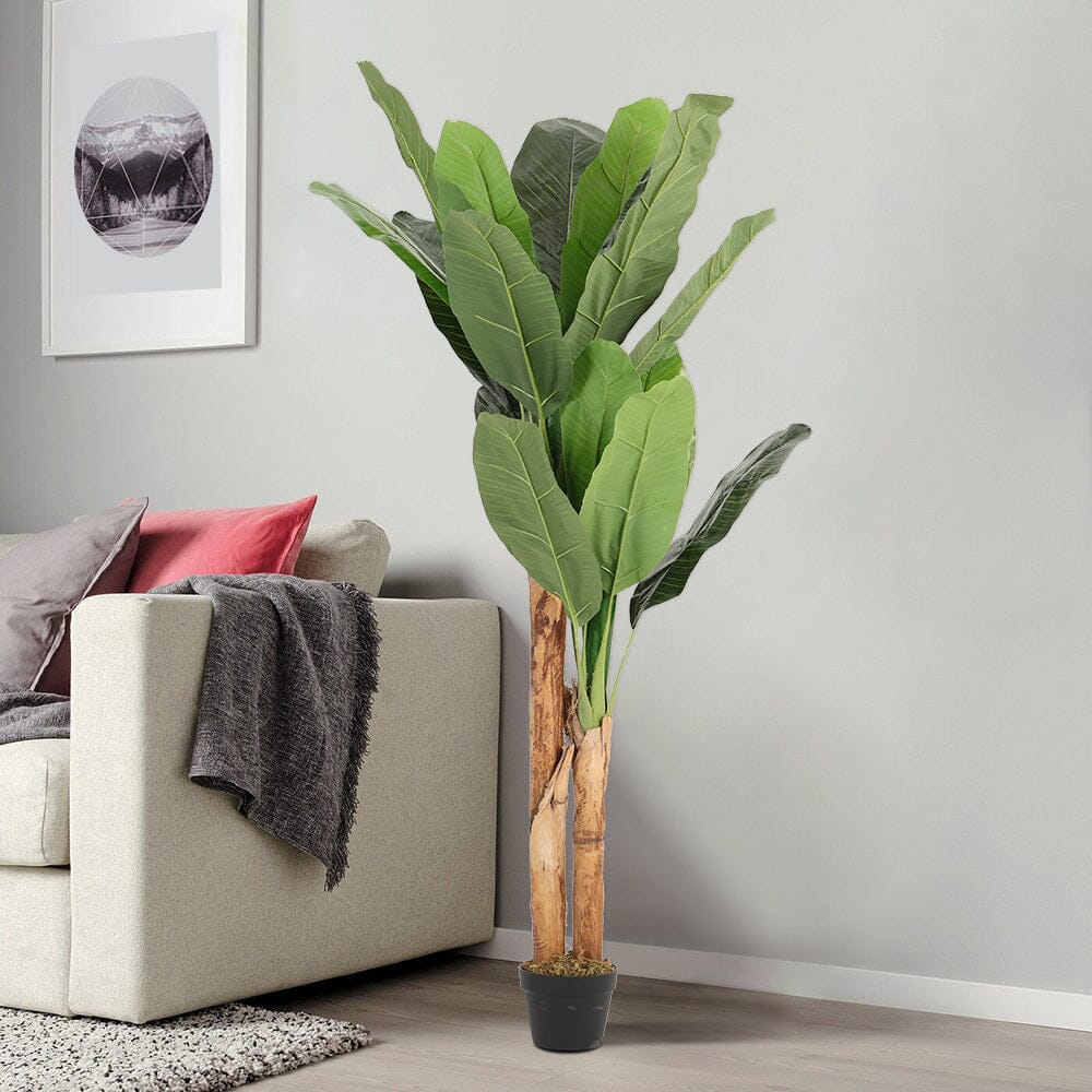 Artificial Potted Banana Tree Home Decoration Living and Home 