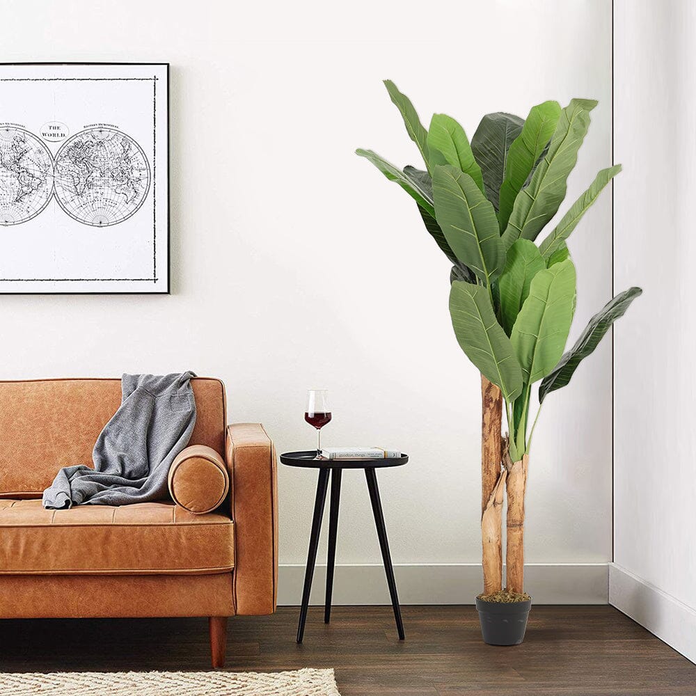 Artificial Potted Banana Tree Home Decoration Living and Home 