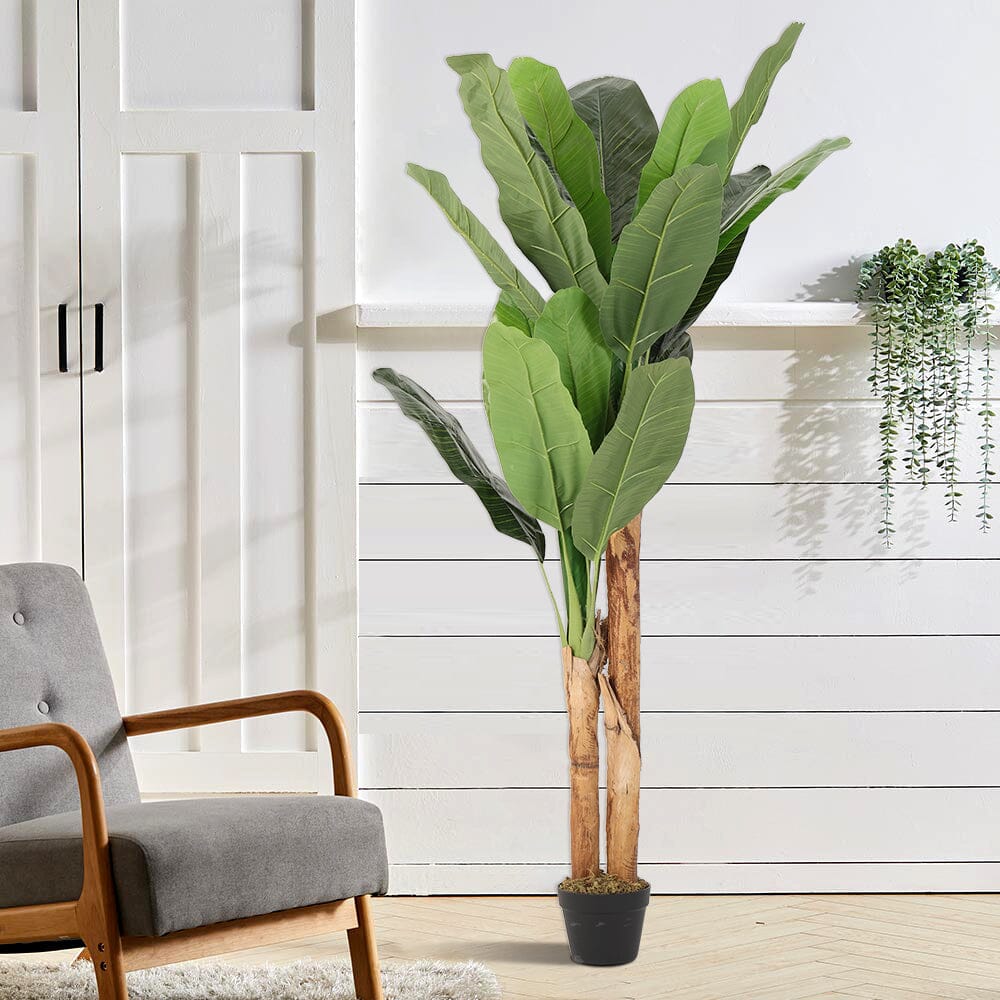 Artificial Potted Banana Tree Home Decoration Living and Home 