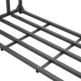 Garden Sanctuary Metal Tube Firewood Rack with Roof Garden Sheds Living and Home 