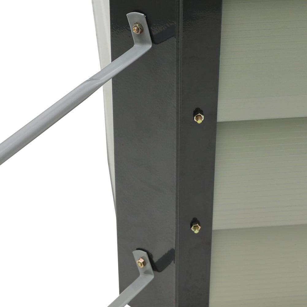 Outdoor Metal L-Shaped Raised Garden Bed Living and Home 