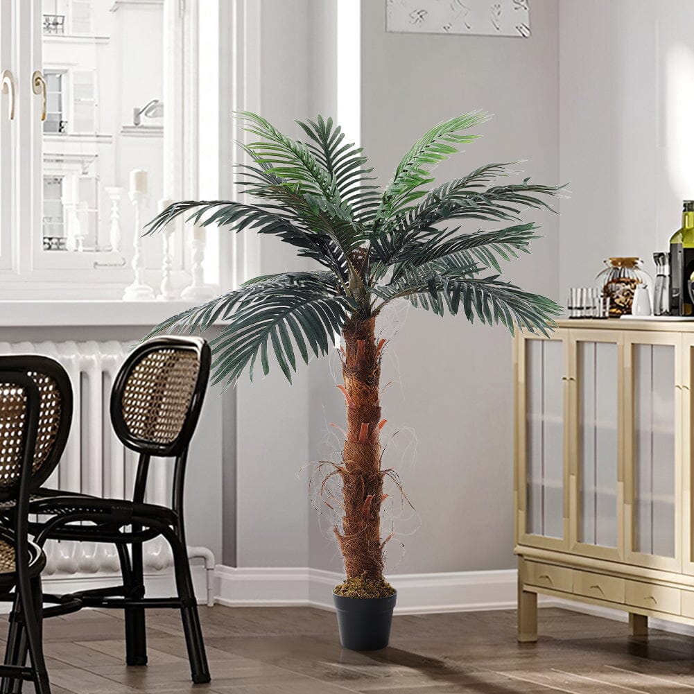 48 inch Artificial Palm Tree with Pot Simulated Plant Decor Living
