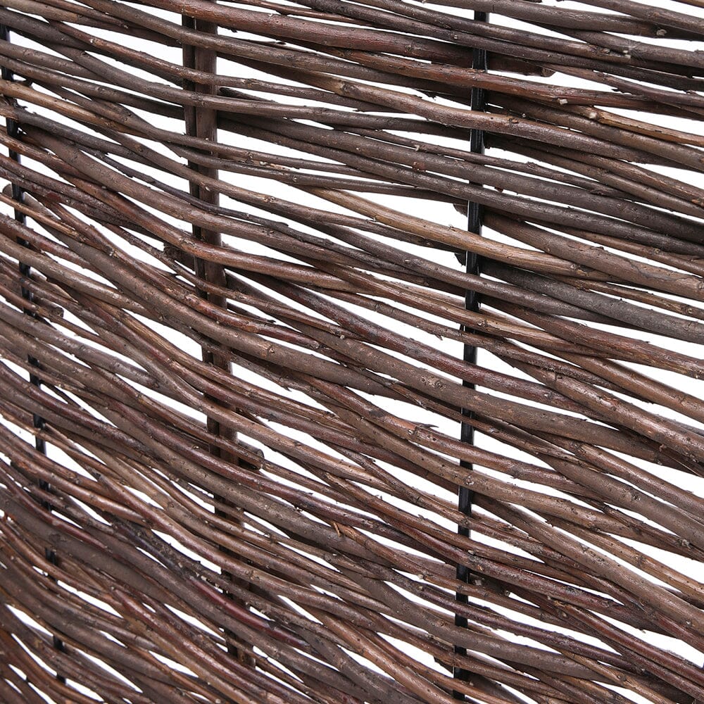 Livingandhome Trash Can Fence Wicker Privacy Fence Living and Home 