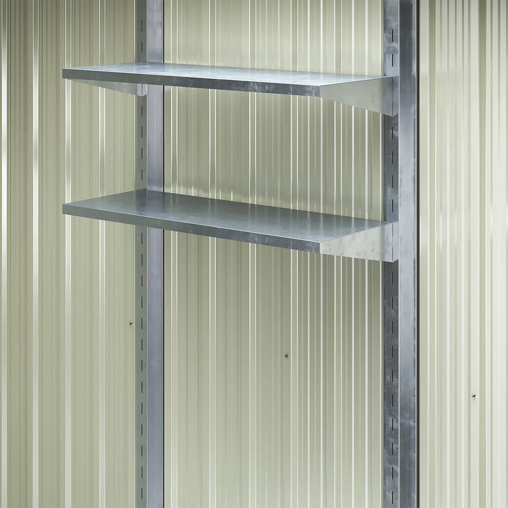 Large Galvanized Steel Acrylic Storage Shed Living and Home 