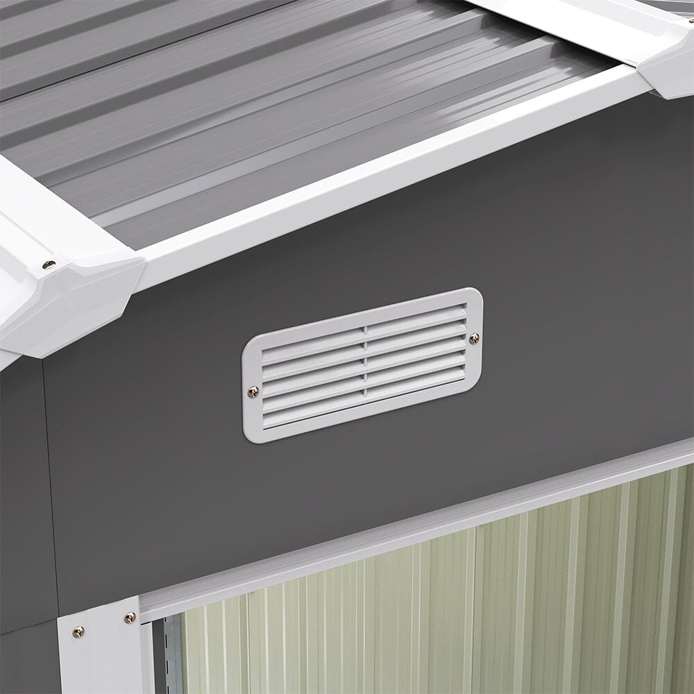 Large Galvanized Steel Acrylic Storage Shed Living and Home 