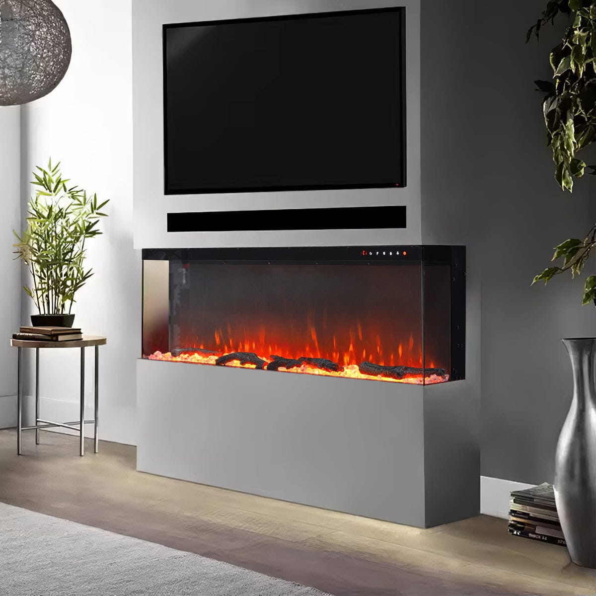 3-Sided Electric Fireplace – A Perfect Fusion of Style, Warmth, and Versatility Living and Home 
