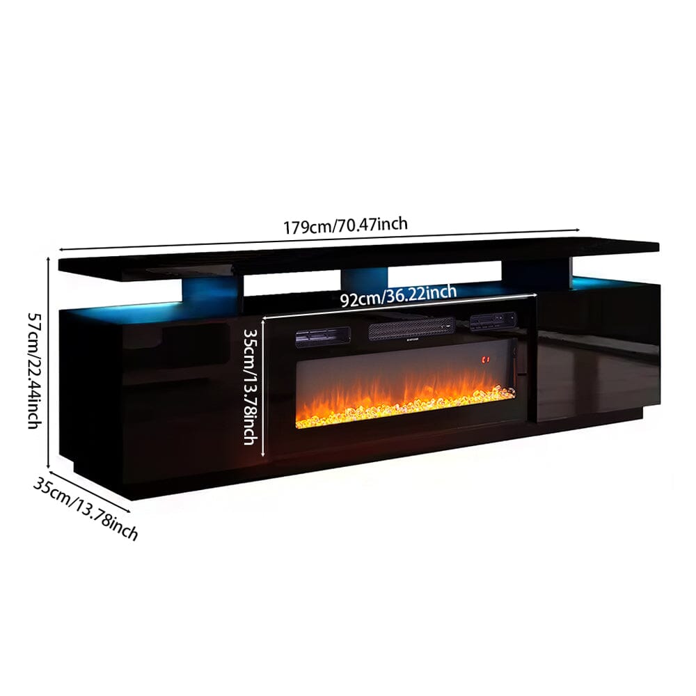 Elegant and Functional Electric Fireplace TV Stand with Modern Features Living and Home 