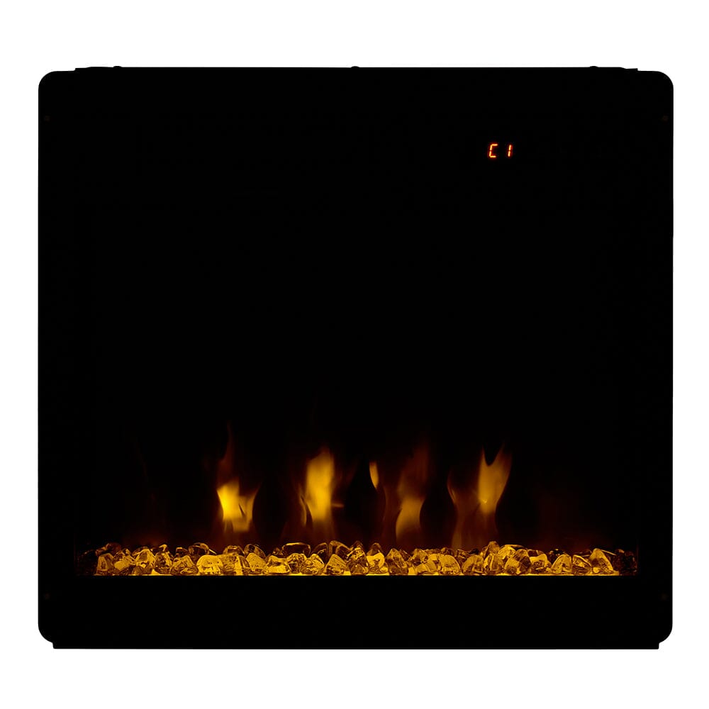 Freestanding TV Stand Entertainment Center with 18" Fireplace Living and Home 