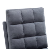 Modern Velvet Upholstered Recliner and Ottoman Set Recliners Living and Home 