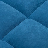 Modern Velvet Upholstered Recliner and Ottoman Set Recliners Living and Home 