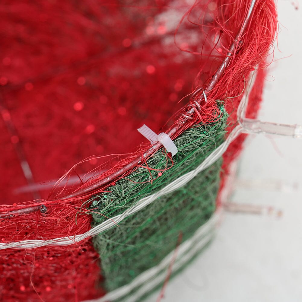 Christmas Gift Box Set with LED Lights - 4 Pieces (15/20/25/30cm) Living and Home 