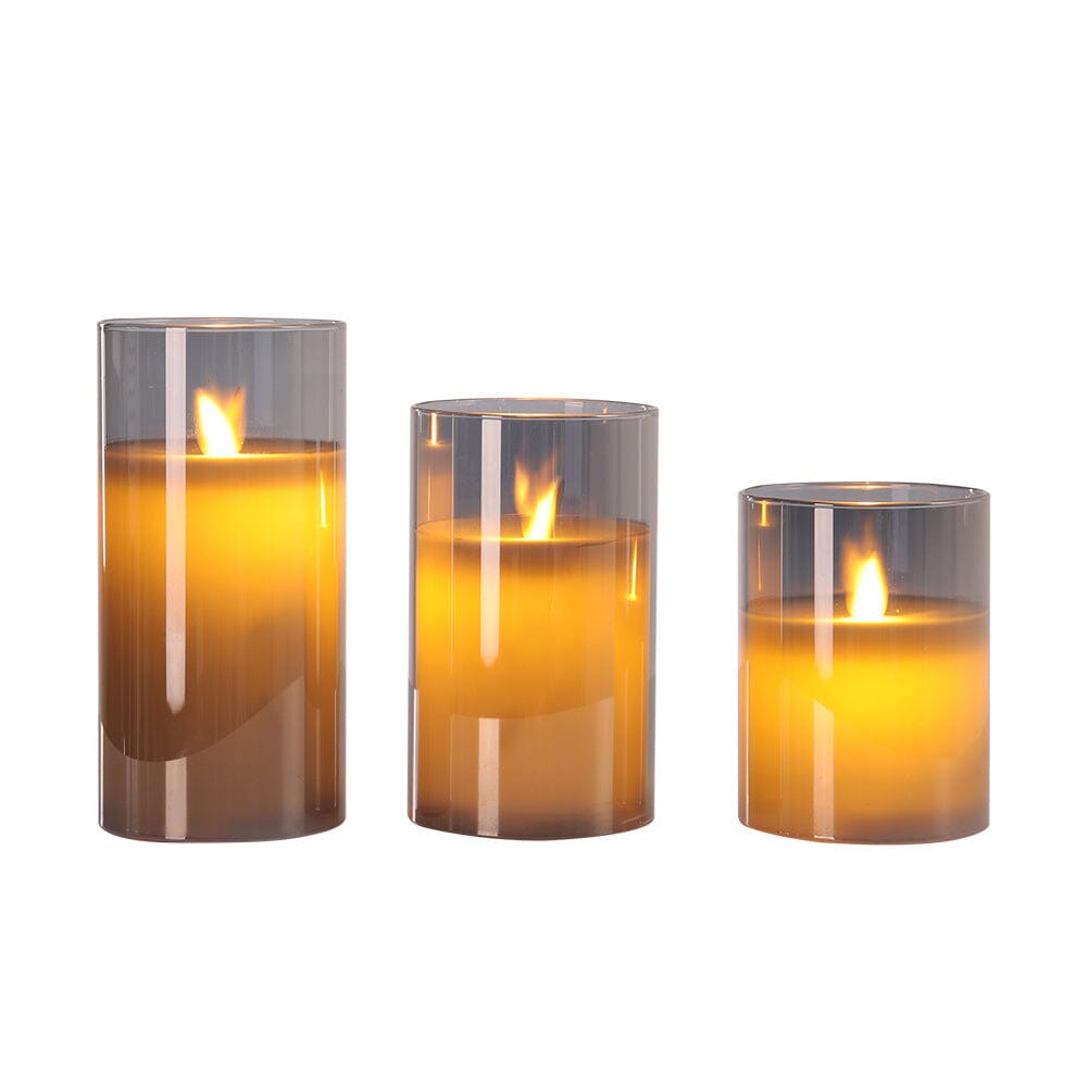 Elegant LED Remote-Controlled Flameless Candle Set Living and Home 