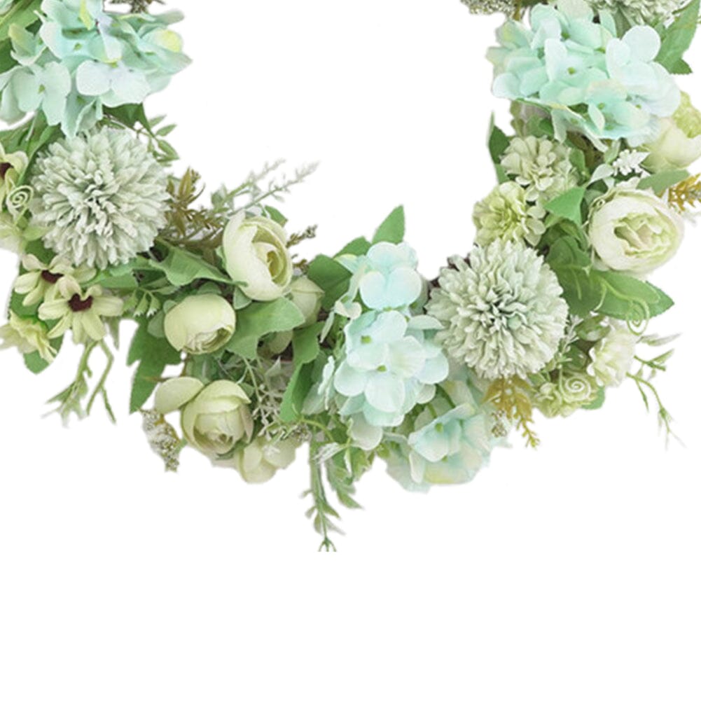 Spring Artificial Peony Wreath Mixed Flowers for Wedding Decor Living and Home 
