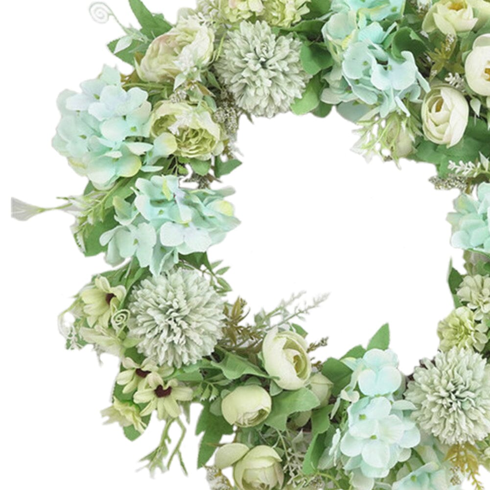 Spring Artificial Peony Wreath Mixed Flowers for Wedding Decor Living and Home 