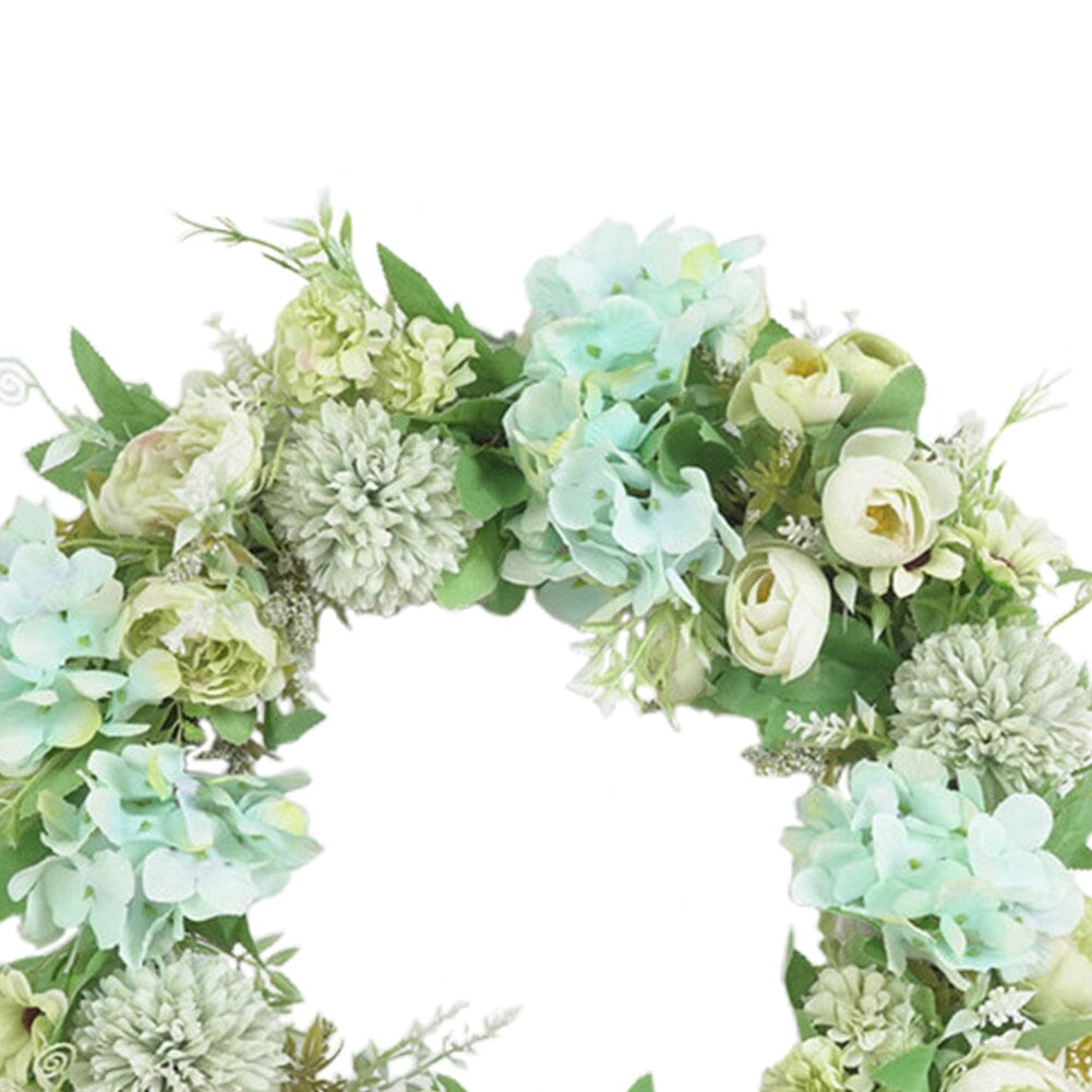 Spring Artificial Peony Wreath Mixed Flowers for Wedding Decor Living and Home 