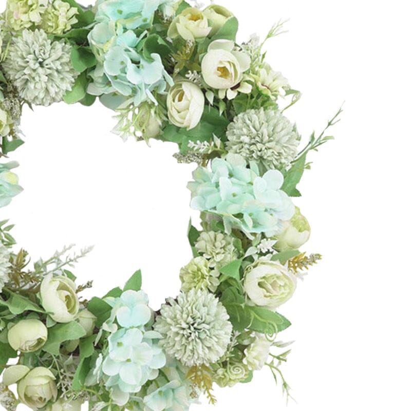 Spring Artificial Peony Wreath Mixed Flowers for Wedding Decor Living and Home 