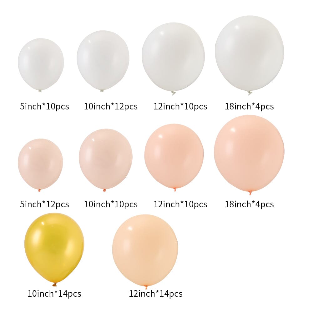 100pcs Wedding Birthday Background Wall Scene Decoration Balloon Combination Set 4 Living and Home 