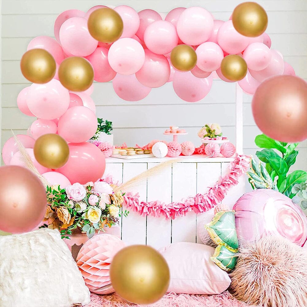 50pcs Wedding Birthday Background Wall Scene Decoration Balloon Combination Set 2 Living and Home 