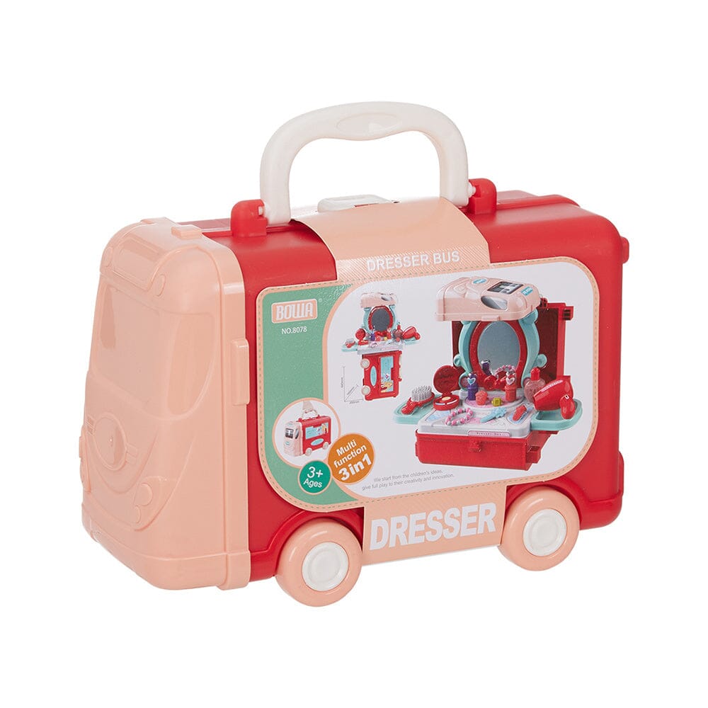 Joyful Bus Vanity Table for Kids Living and Home 