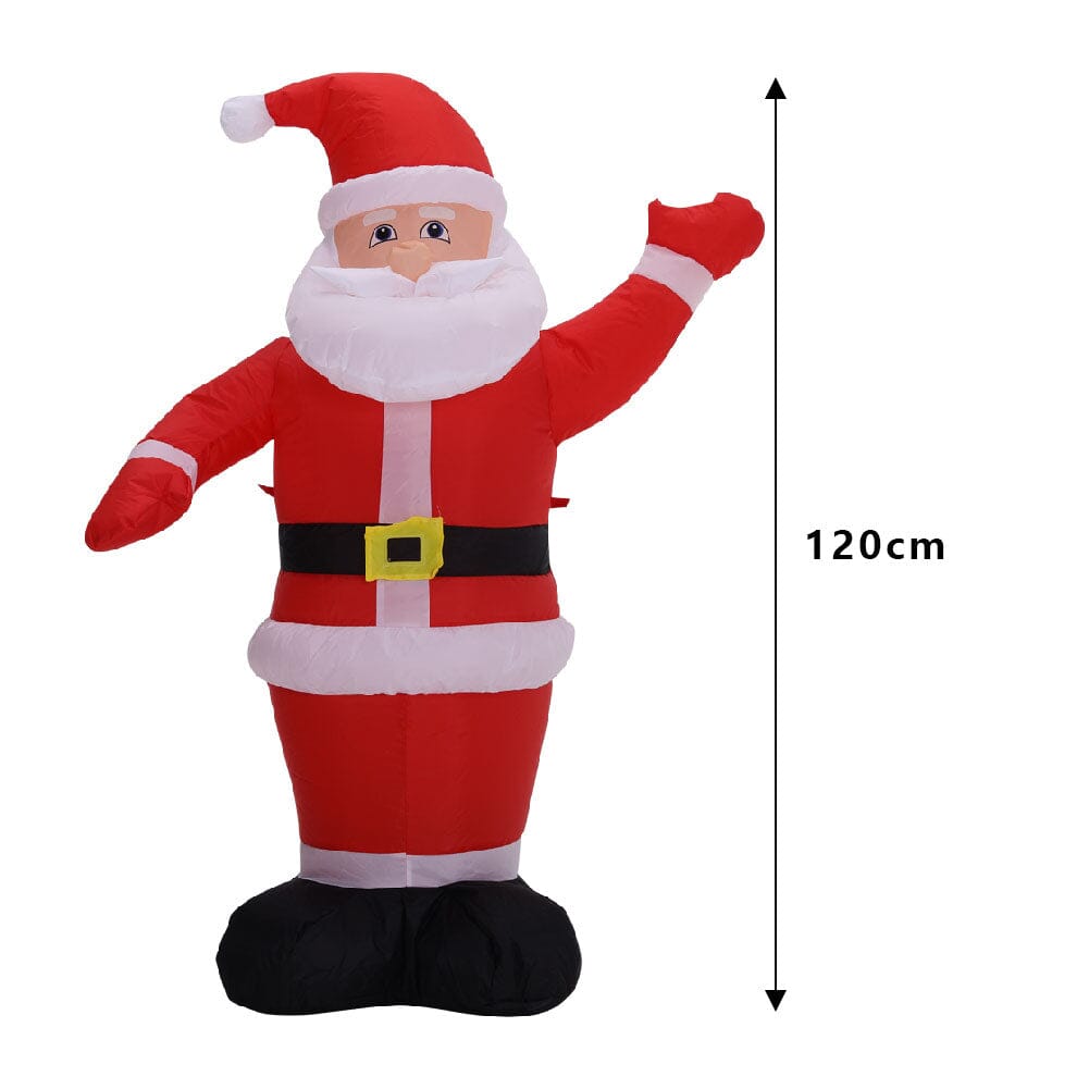 Inflatable Santa 120cm Christmas Decoration Living and Home 