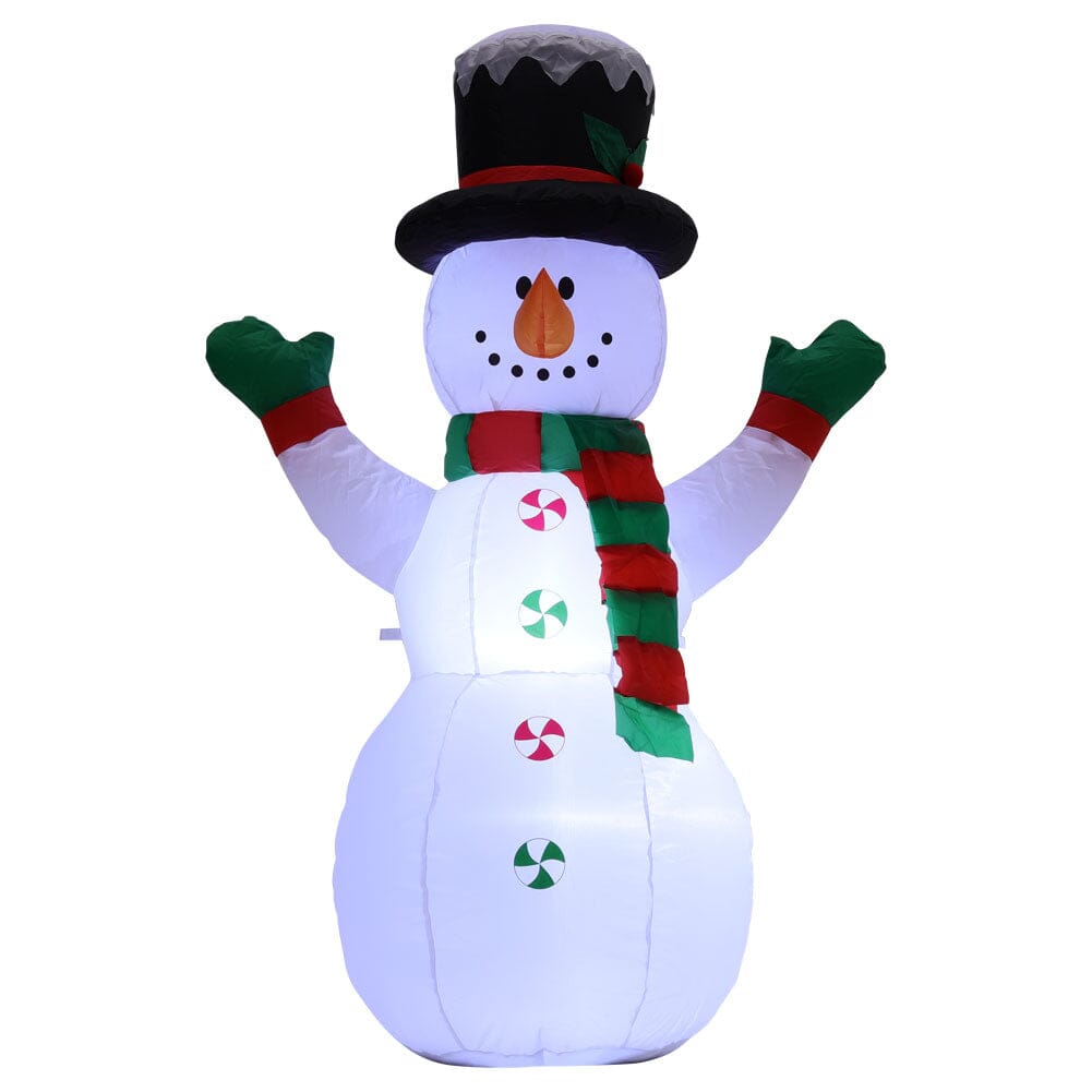 Inflatable Snowman 120cm Christmas Decoration Living and Home 